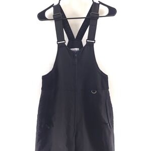 Slalom Youth Bib Overalls Ski Snowboarding XL Black